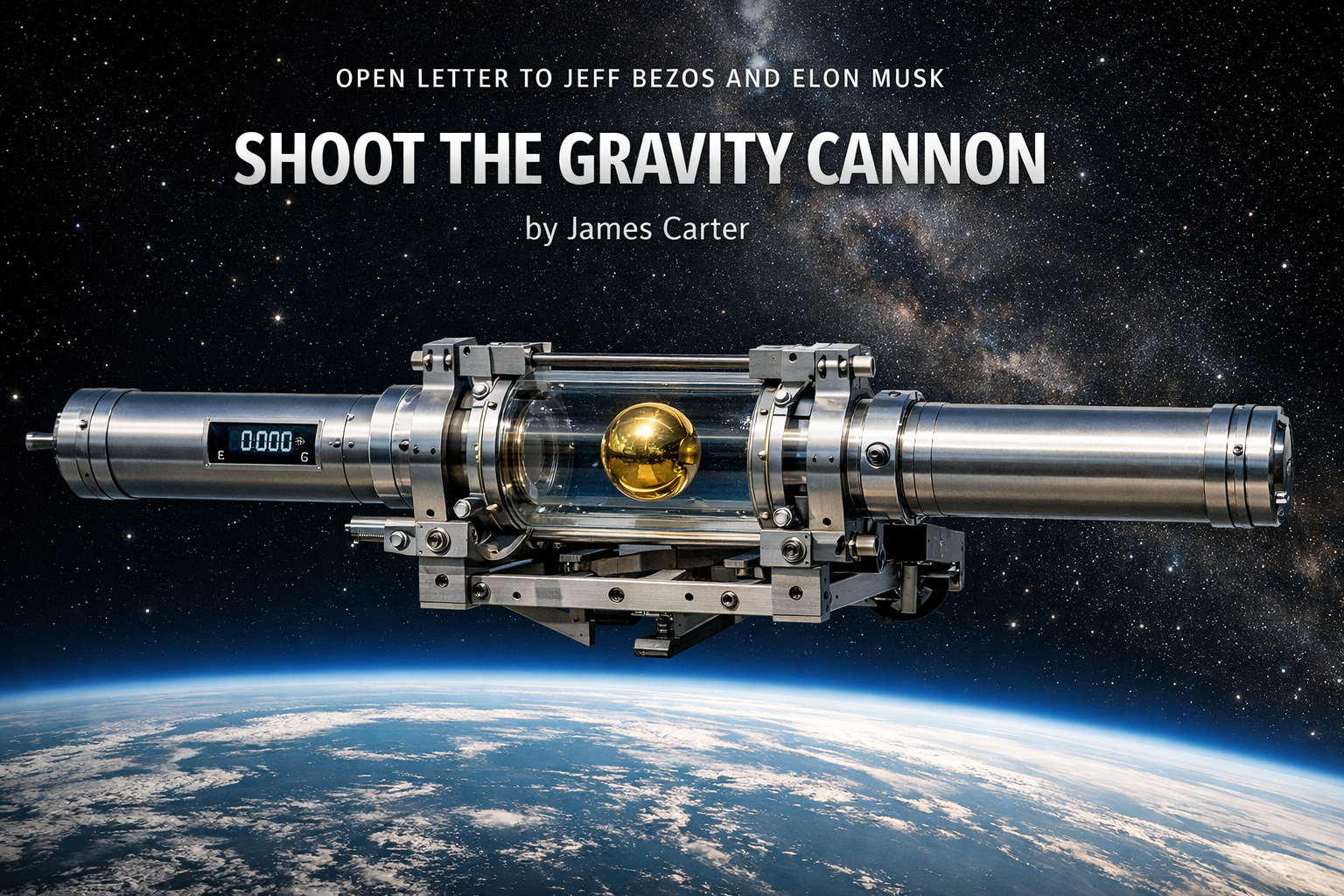 Open Letter to Jeff Bezos and Elon Musk: Shoot the Gravity Cannon