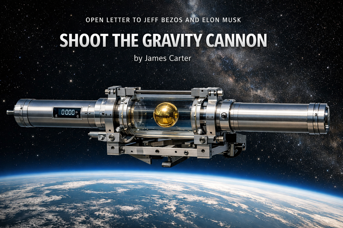 Open Letter to Jeff Bezos and Elon Musk: Shoot the Gravity Cannon